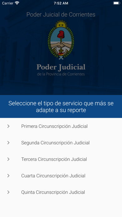 Poder Judicial de Corrientes screenshot 2