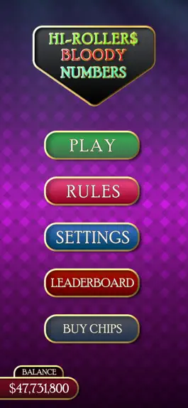 Game screenshot HI-ROLLER$ Bloody Numbers mod apk