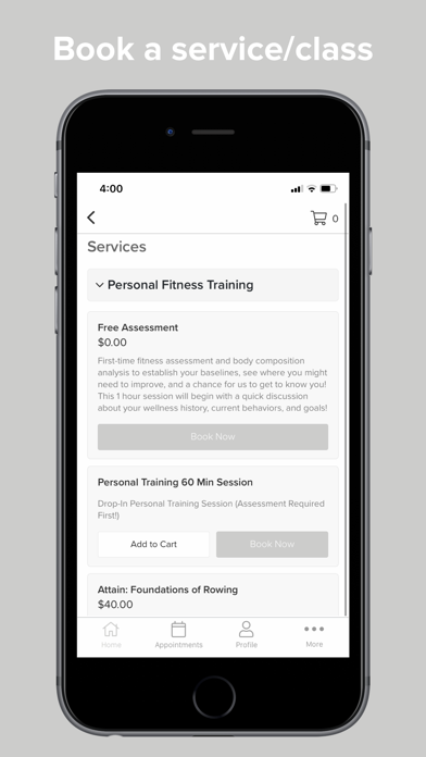 Attain Wellness Screenshot