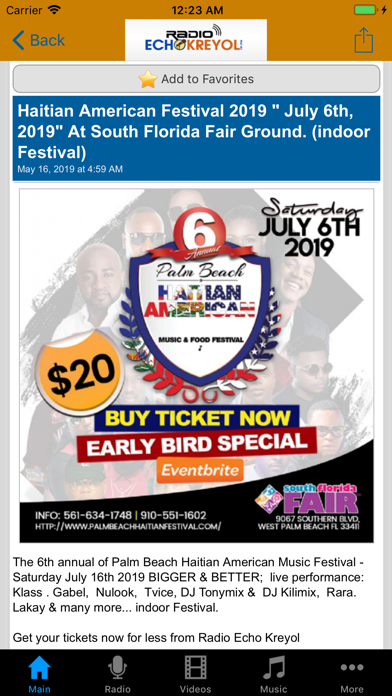 Screenshot #3 pour Radio Echo Kreyòl