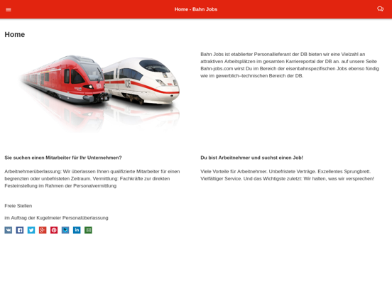 Bahn-Jobs app screenshot 2