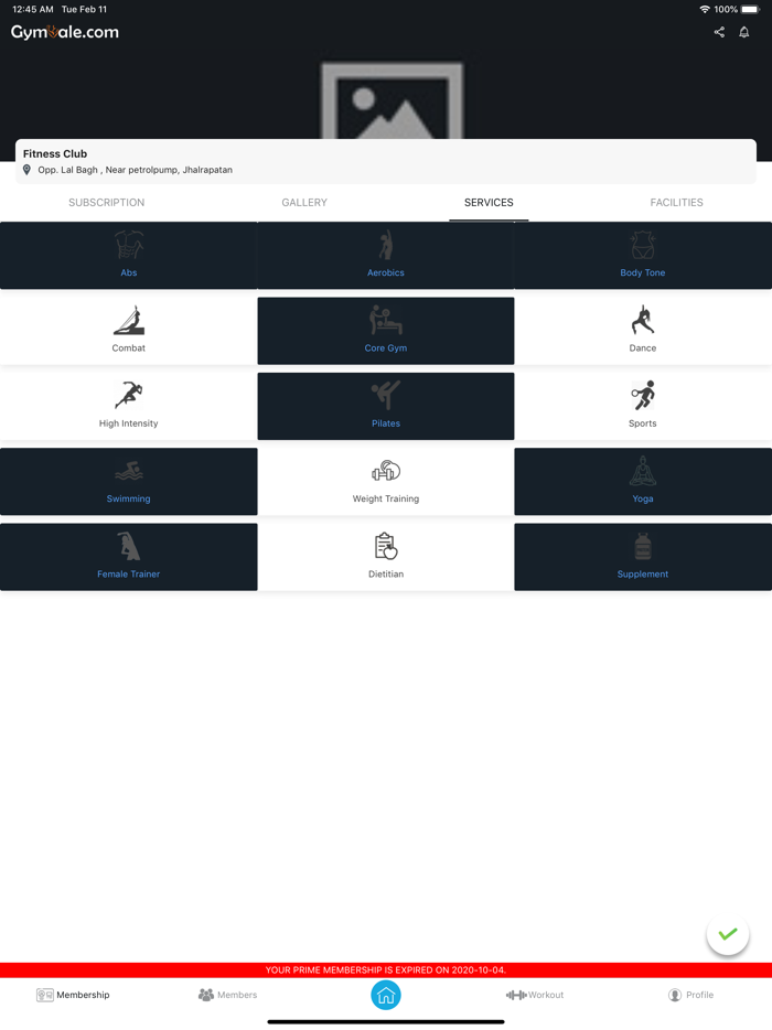 GymVale for Gym owner and member