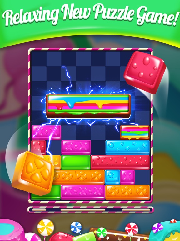 Screenshot #4 pour Candy Slide Puzzle: Block Drop
