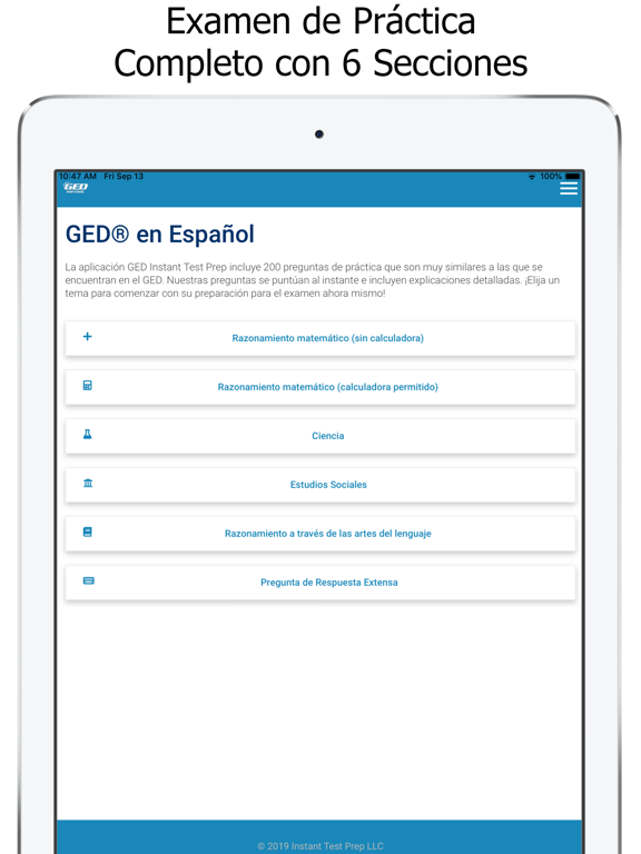 Screenshot #5 pour GED® en Español