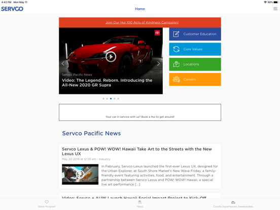 Team Servco iPad screenshot 1 - Social Networking app