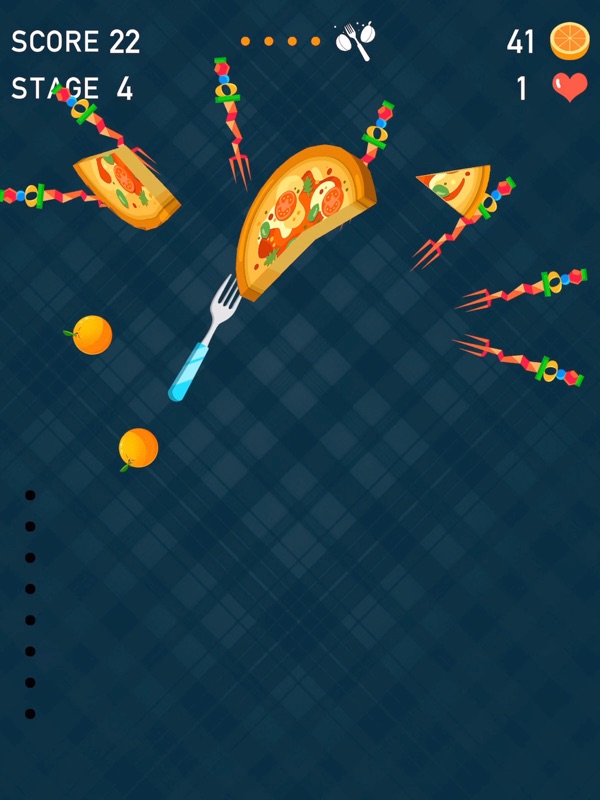 Knife Dash: Hit To Crush Pizza screenshot 8