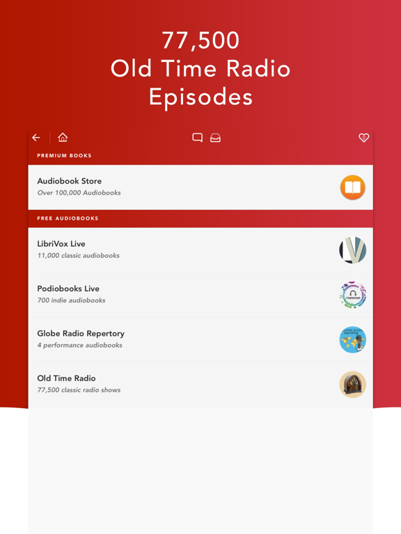 Audiobooks HQ + iPad screenshot 3 - Book app