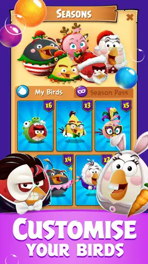 Captura de pantalla de Angry Birds POP! en iPhone 5