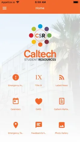 Game screenshot Caltech Student Resources mod apk