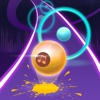 Dancing Neon Ball Rush Road