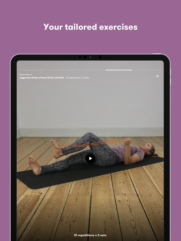 Injurymap - Physiotherapy App iPad screenshot 6 - Health & Fitness app