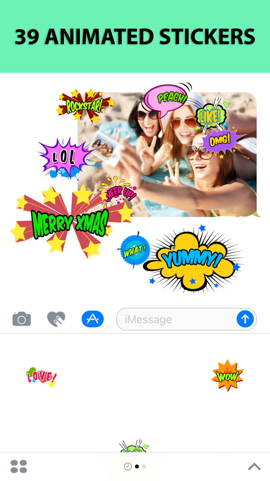 Comic 3D - Animated Stickers - 3.1 - (iOS)