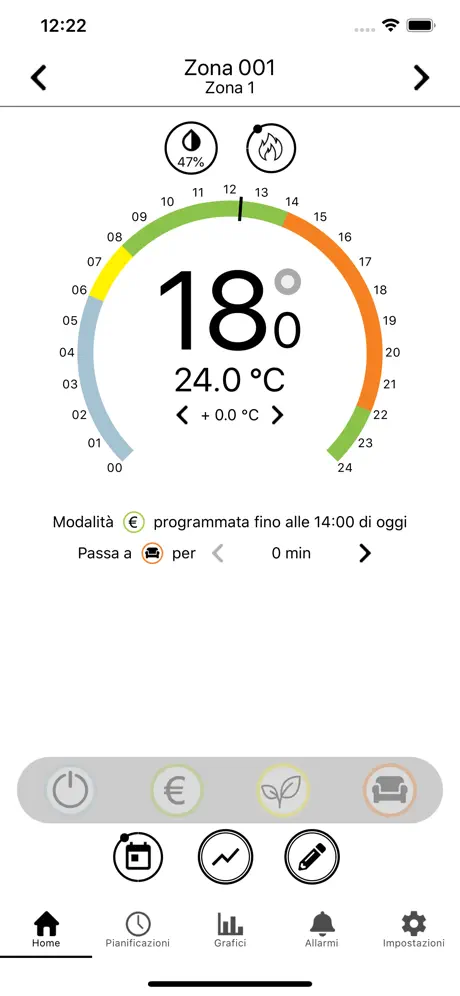 RadiaxWeb Regolazione