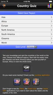 country quiz iphone screenshot 1