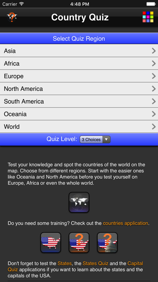 Country Quiz - 1.3.2 - (iOS)