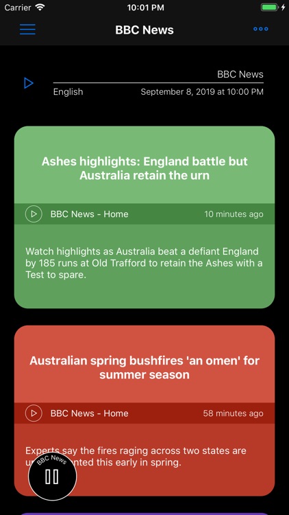 Ruzname: Rss reader & speaker