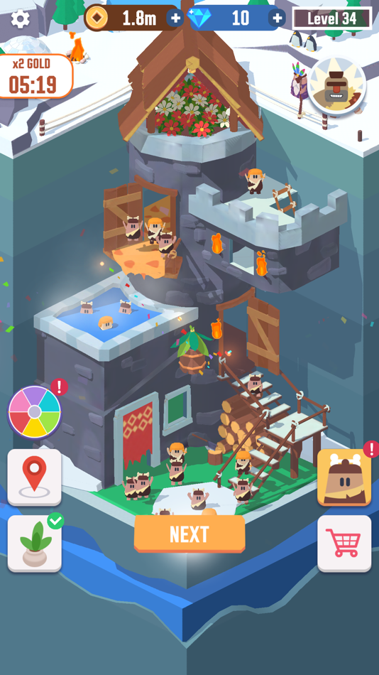 #4. Idle Digging (iOS) Bởi: Zplay (Beijing) Info. Tech. Co.,Ltd.