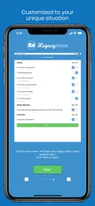 LegacyBook screenshot #3 for iPhone