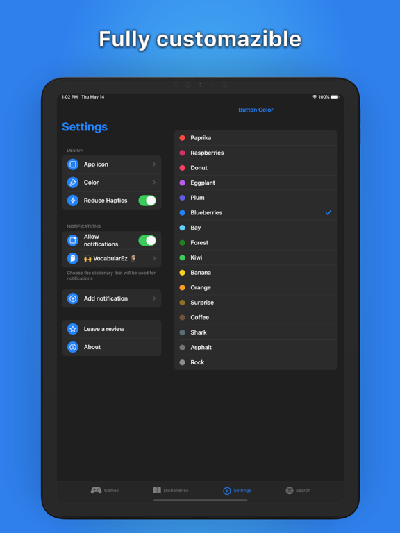 VocabularEz iPad screenshot 6 - Education app