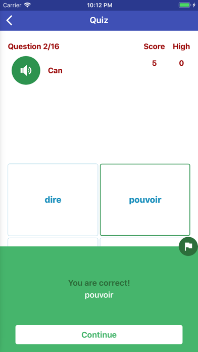 Learn French Daily iPhone screenshot 6 - Education app
