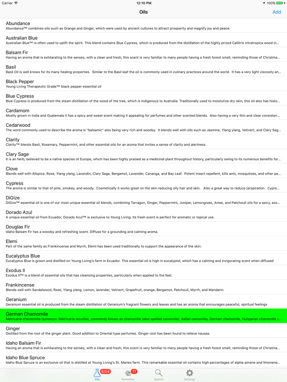 Screenshot #4 pour My Essential Oil Remedies Lite