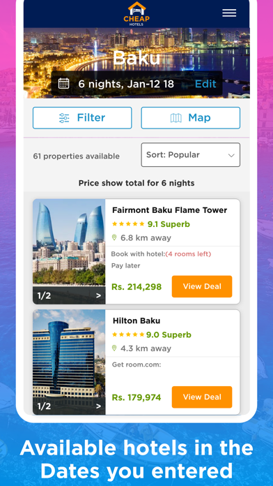 Cheap Hotels -Travel & Booking screenshot 2