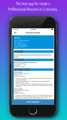 CV Builder - Resume & CV Maker screenshot 3