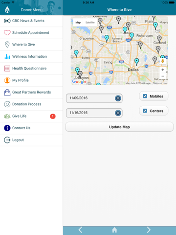 Carter BloodCare Mobile App screenshot 3