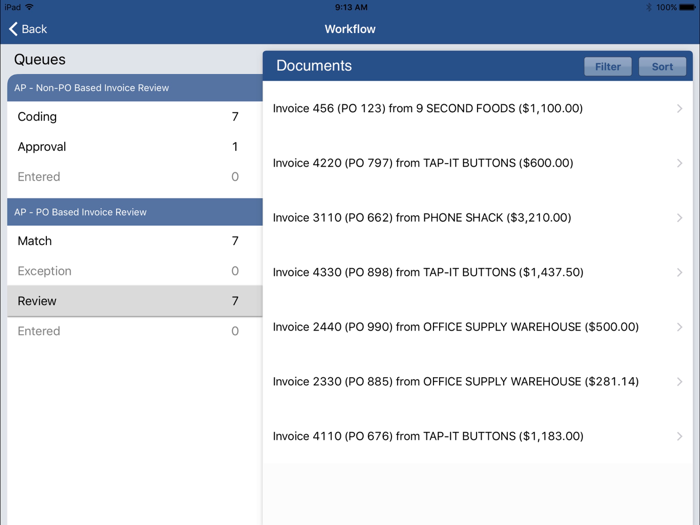 Director Mobile for iPad