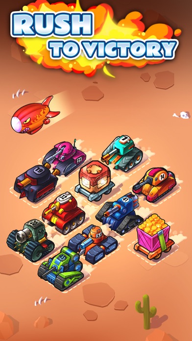 Huuuge Little Tanks Merger Screenshot
