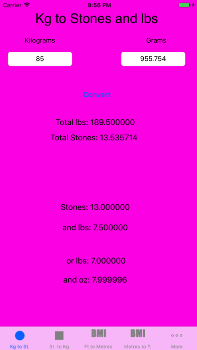 Screenshot #3 pour WEIGHTS