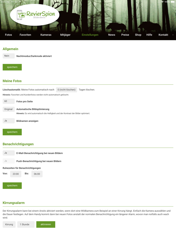Screenshot #4 pour RevierSpion Bilderdienst