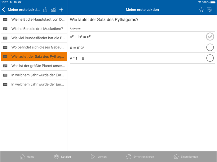 WBH – Digitale Lernkarten