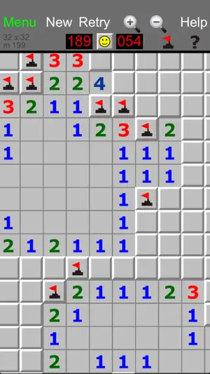 Minesweeper pico screenshot 1