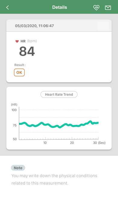 iBP ECG Pro iPhone screenshot