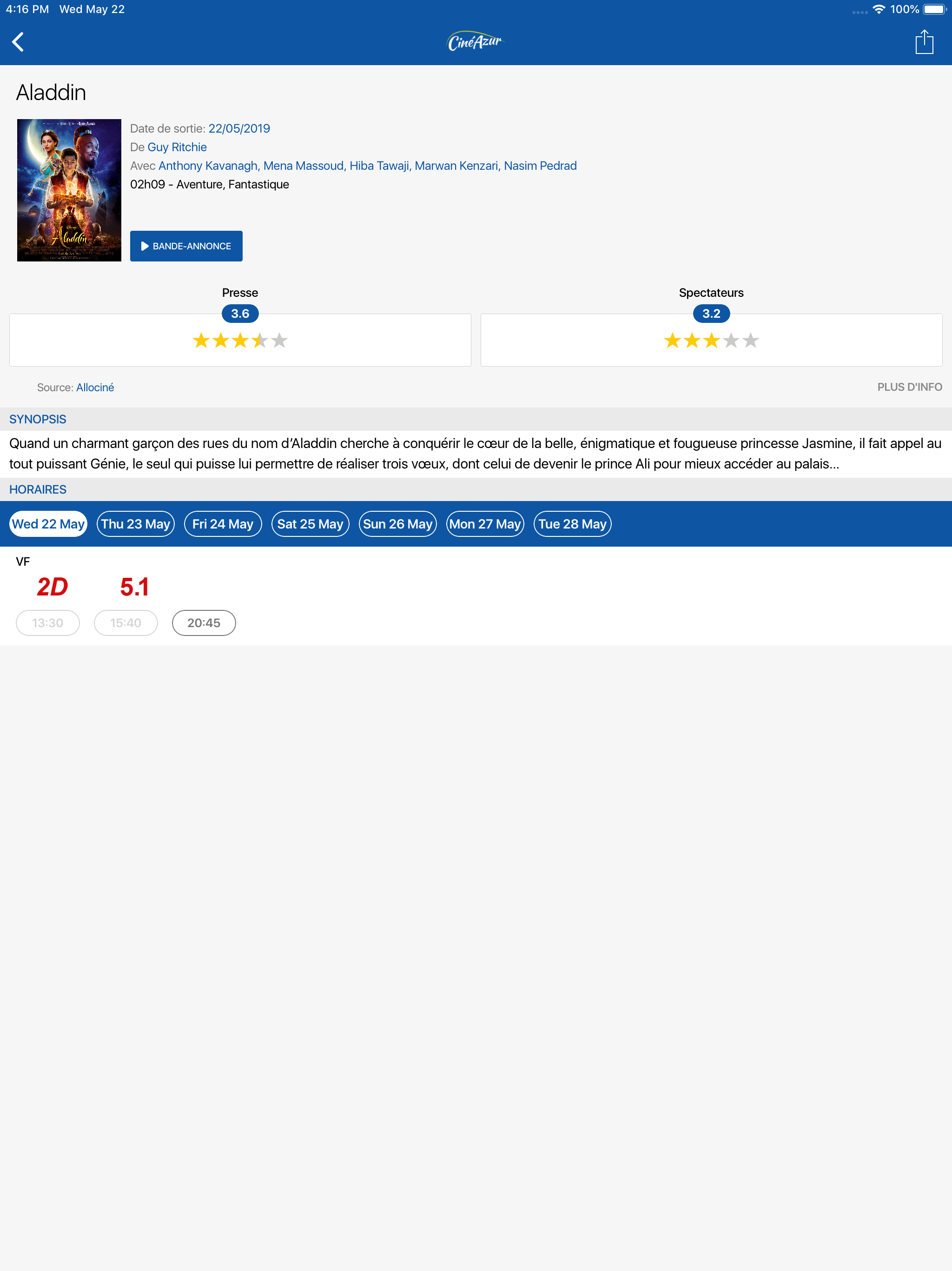 CinéAzur screenshot 7