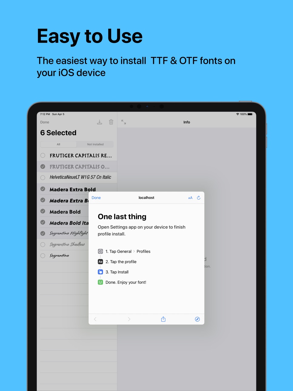 iPad screenshot