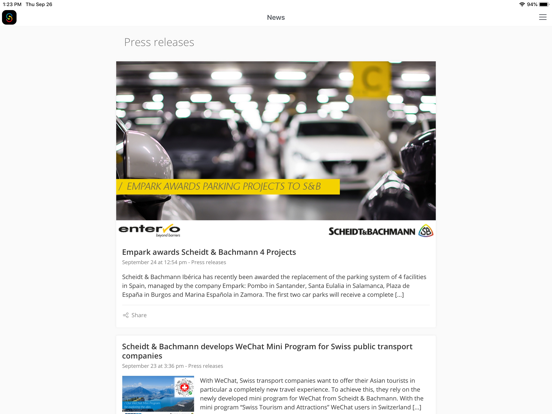 Scheidt & Bachmann swap