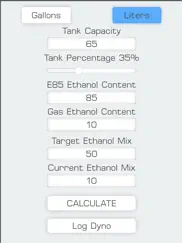 e85 mix ethanol calculator ipad capturas de pantalla 3