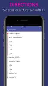 SUBWAY:NYC - Map + Train Times screenshot