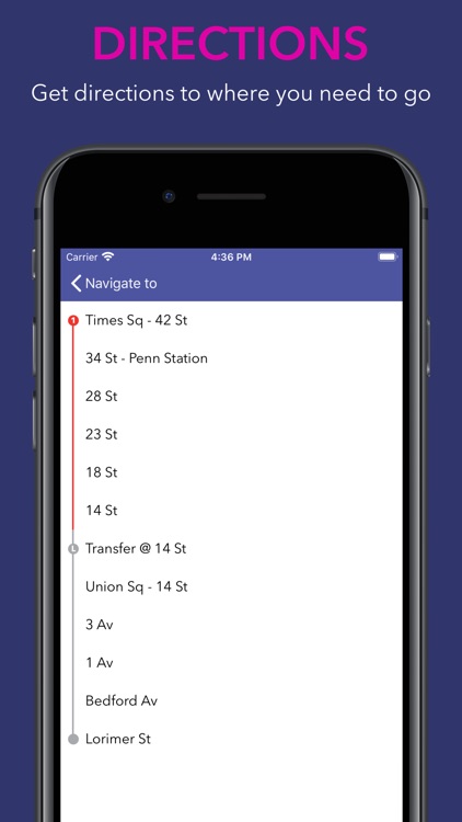 SUBWAY:NYC - Map + Train Times