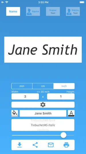 Name Badge screenshot 2