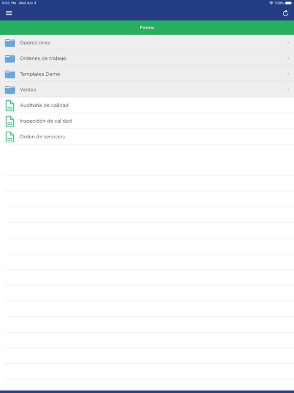 Linkaform iPad screenshot 1 - Business app