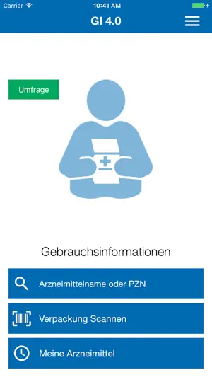 GI 4.0® (Gebrauchsinformation) screenshot 1