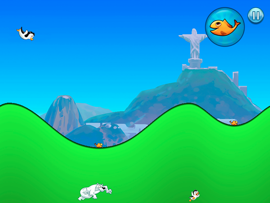 Racing Penguin: Slide and Fly! iPad app afbeelding 3