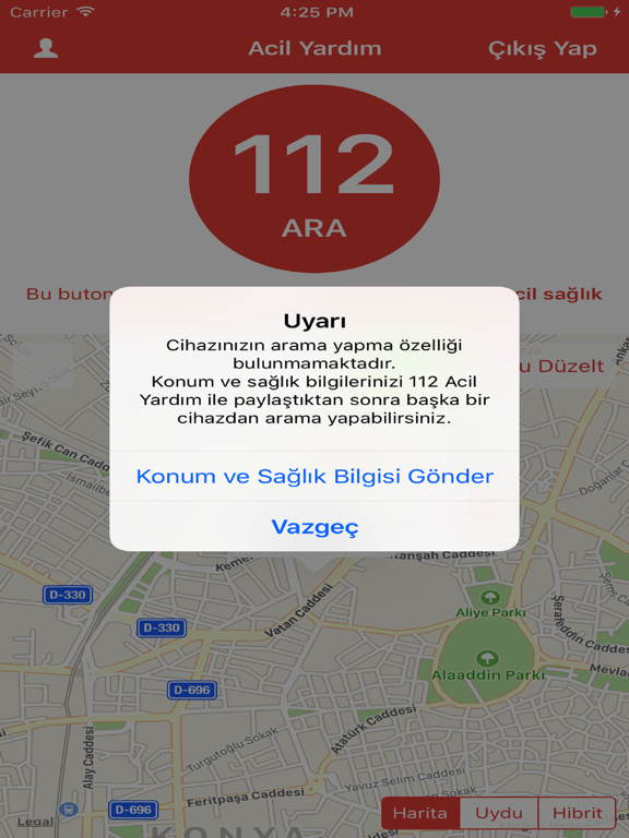 Screenshot #6 pour 112 Acil Yardım Butonu