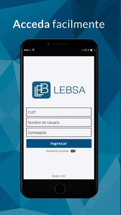 Lebsa S.A. app screenshot