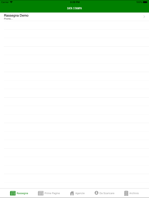 Screenshot #5 pour Data Stampa Mobile