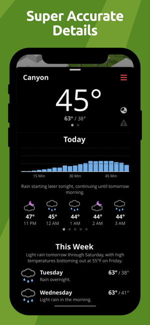 Tinyclouds Weather Screenshot