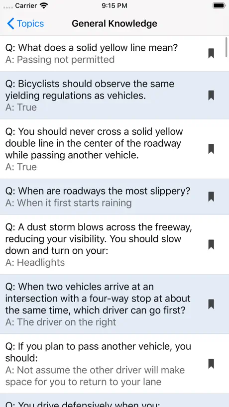 Texas DMV Test Prep